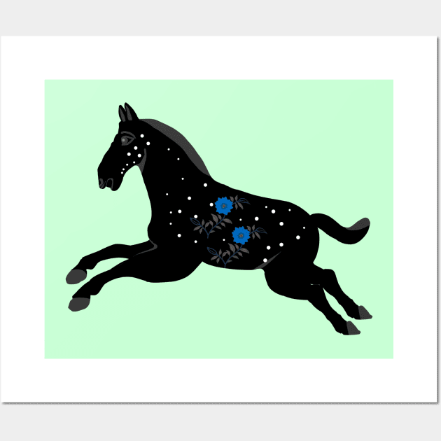 black foal Wall Art by Red Zebra